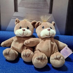 Brown Plush Teddy Bears precious moments
